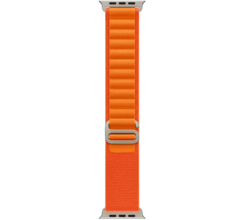 Apple Watch Ultra 165-210 мм Ткань Оранжевый