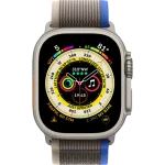 Apple Watch Ultra 130-180 мм Нейлон Сине-серый