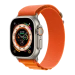 Apple Watch Ultra 165-210 мм Ткань Оранжевый