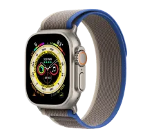 Apple Watch Ultra 145-220 мм Нейлон Сине-серый