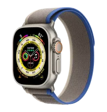 Apple Watch Ultra 145-220 мм Нейлон Сине-серый