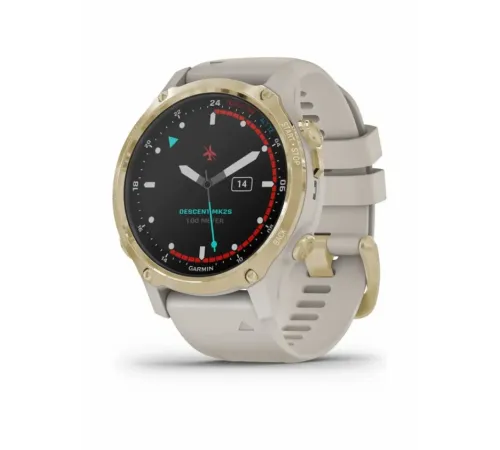 Garmin Descent Mk2s Светло-золотистый/Светло-песочный