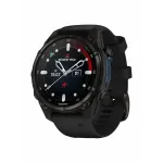 Garmin Descent Mk3i – 43 mm Carbon Gray DLC Titanium with Black Silicone Band
