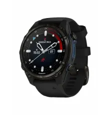 Garmin Descent Mk3i – 43 mm Carbon Gray DLC Titanium with Black Silicone Band