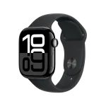 Apple Watch 10, 42 mm, Black Aluminium, Black Sport Band, S/M