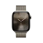 Apple Watch 10, 42 mm, Natural Titanium Stainless steel, Natural Milanese Loop