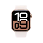 Apple Watch 10, 42 mm, Rose Gold Aluminium, Light pink Sport Band, S/M