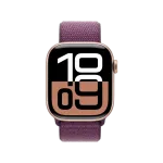 Apple Watch 10, 42 mm, Rose Gold Aluminium, Plum Sport Loop