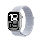 Apple Watch 10, 42 mm, Silver Aluminium, Blue Sport Loop