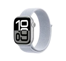 Apple Watch 10, 42 mm, Silver Aluminium, Blue Sport Loop