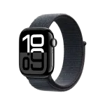 Apple Watch 10, 42 mm, Black Aluminium, Black Sport Loop