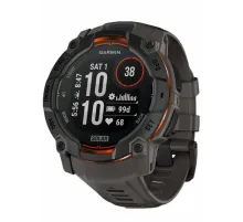 Garmin Instinct 3 – 50 mm, Solar Black with Charcoal Band