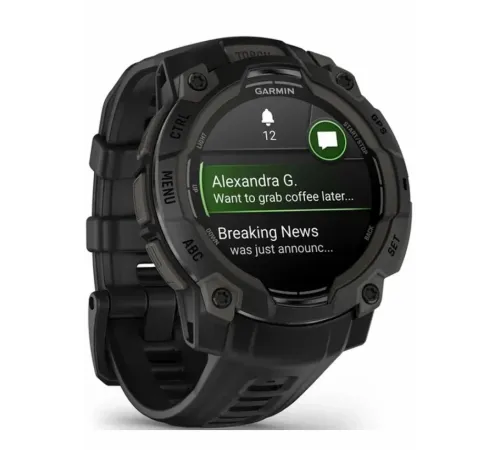 Garmin Instinct 3 – 45 mm, AMOLED Black with Black Band