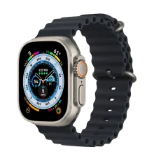 Apple Watch Ultra 130-200 мм Фторэластомер Тёмная ночь