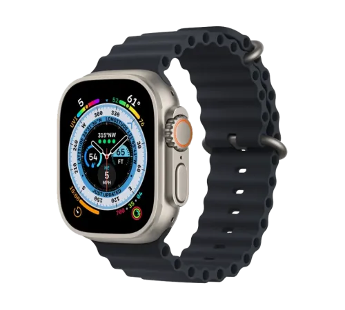 Apple Watch Ultra 130-200 мм Фторэластомер Тёмная ночь