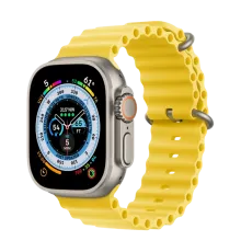 Apple Watch Ultra 130-200 мм Фторэластомер Жёлтый