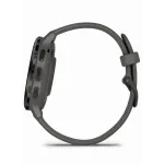 Garmin Venu 3S Slate Stainless Steel Bezel with Pebble Gray Case and Silicone Band