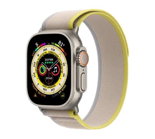 Apple Watch Ultra 130-180 мм Нейлон Жёлто-бежевый