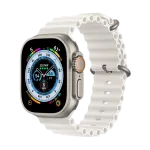 Apple Watch Ultra 130-200 мм Фторэластомер Белый