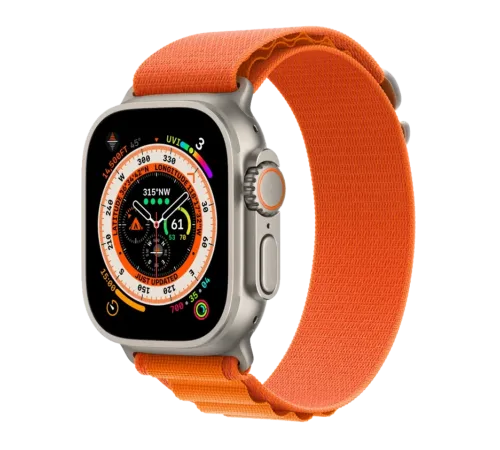 Apple Watch Ultra 130-160 мм Ткань Оранжевый
