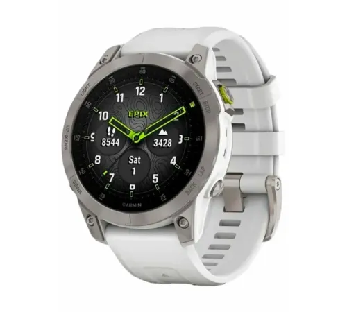 Garmin Epix Sapphire Gen 2 (серебристый титан/белый)