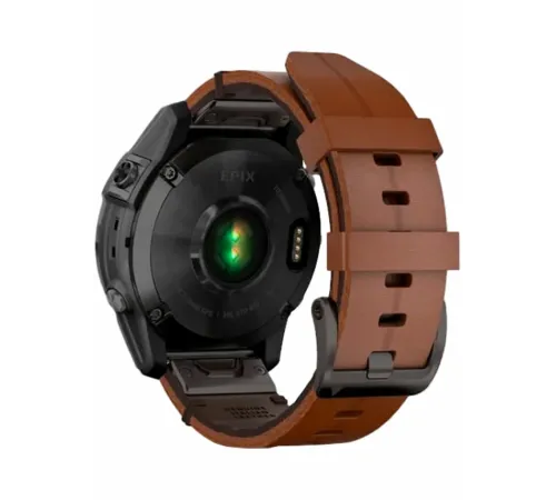 Garmin Epix Sapphire Gen 2 (черный титан/каштановый кожа)