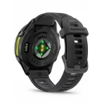 Garmin Forerunner 970 Carbon Gray DLC Titanium with Black Case and Black/Translucent Whitestone Band