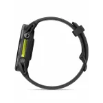 Garmin Forerunner 970 Carbon Gray DLC Titanium with Black Case and Black/Translucent Whitestone Band