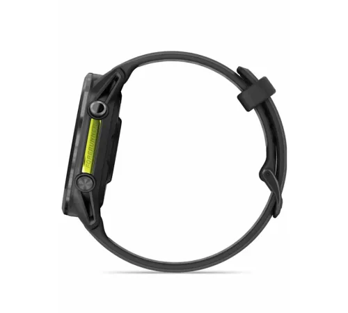 Garmin Forerunner 970 Carbon Gray DLC Titanium with Black Case and Black/Translucent Whitestone Band