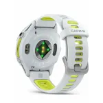Garmin Forerunner 970 Titanium with Whitestone Case and Whitestone/Translucent Amp Yellow Band