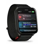 Garmin Venu X1 Black with Slate Titanium Caseback and Black ComfortFit Nylon Band