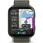 Garmin Venu X1 Moss with Titanium Caseback and Moss ComfortFit Nylon Band