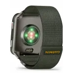 Garmin Venu X1 Moss with Titanium Caseback and Moss ComfortFit Nylon Band