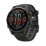 Garmin Fenix 8 47 Amoled Sapphire Carbon Gray DLC Titanium with Black/Pebble Gray Silicone
