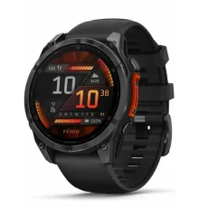 Garmin Fenix 8 51 Amoled Slate Gray with Black Silicone Band