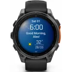 Garmin Fenix 8 51 Amoled Slate Gray with Black Silicone Band
