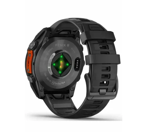 Garmin Fenix 8 51 Amoled Slate Gray with Black Silicone Band