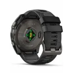 Garmin Fenix 8 51 Amoled Sapphire Carbon Gray DLC Titanium with Black/Pebble Gray Silicone Band