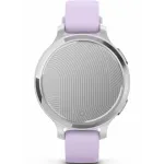 Garmin Lily 2 Active Silver with Purple Jasmine Silicone Band