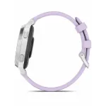 Garmin Lily 2 Active Silver with Purple Jasmine Silicone Band