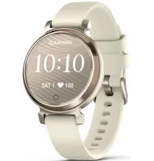 Garmin Lily® 2 Cream Gold Case with Coconut Silicone Band