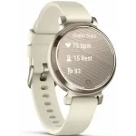 Garmin Lily® 2 Cream Gold Case with Coconut Silicone Band