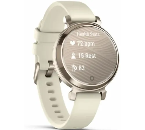 Garmin Lily® 2 Cream Gold Case with Coconut Silicone Band