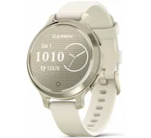 Garmin Lily 2 Active Lunar Gold with Bone Silicone Band