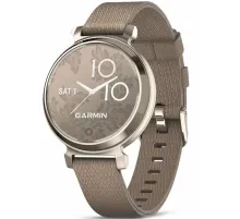 Garmin Lily® 2 Classic Cream Gold with Coffee Nylon Band