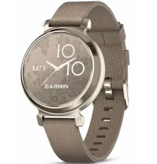 Garmin Lily® 2 Classic Cream Gold with Coffee Nylon Band