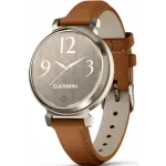 Garmin Lily® 2 Classic Cream Gold with Tan Leather Band