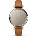 Garmin Lily® 2 Classic Cream Gold with Tan Leather Band