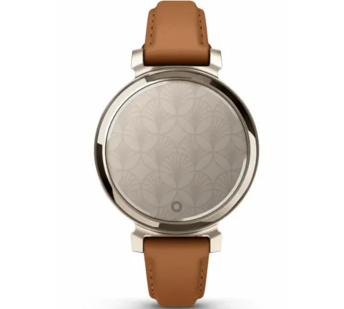 Garmin Lily® 2 Classic Cream Gold with Tan Leather Band