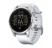 Garmin epix Pro Gen 2 Standard Edition 42 mm Silver with Whitestone Band